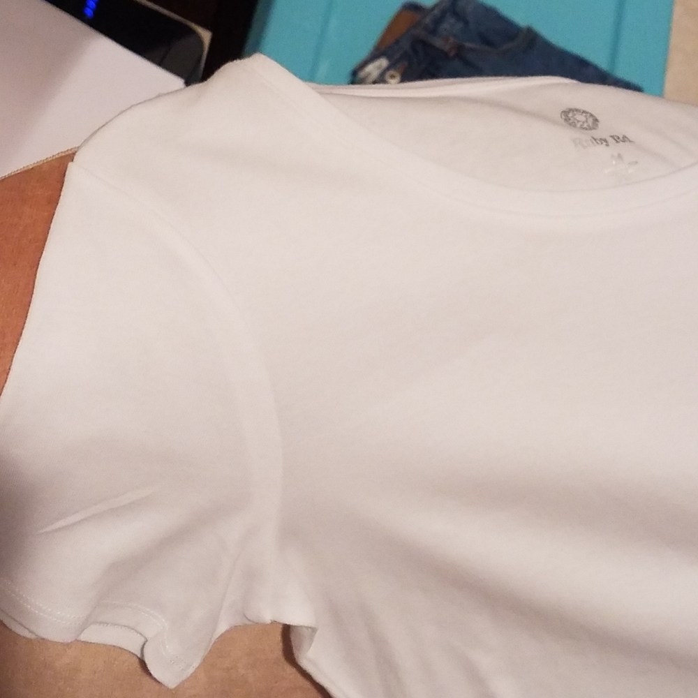 Ruby Rd White Tee - Picture 6 of 9